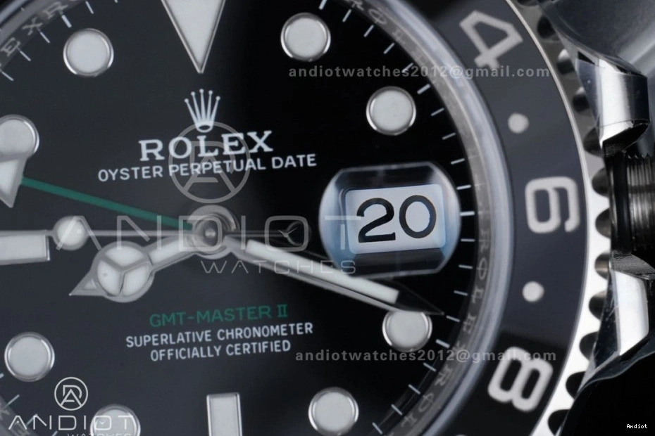 V2 on Edition 1:1 SH3285 SS LN New II 904L Jubilee Bracelet 116710 ARF Best Master GMT 0404